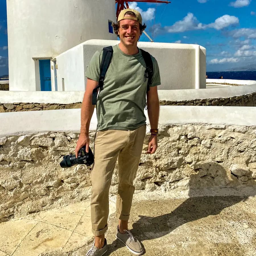 Ryan McCarty traveling with a camera